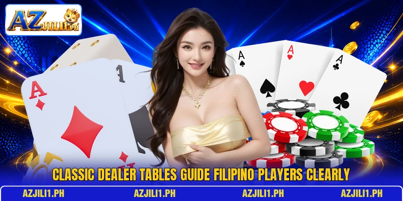 Classic dealer tables guide Filipino players clearly Classic dealer tables guide Filipino players clearly