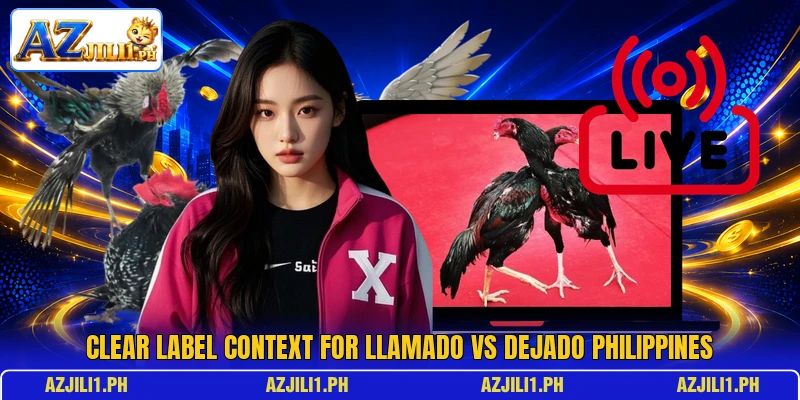 Clear label context for llamado vs dejado philippines