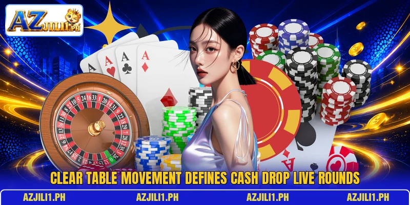 Clear table movement defines Cash Drop Live rounds