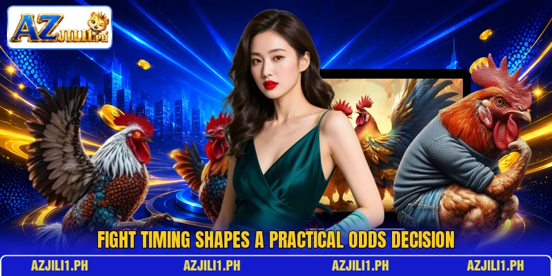 Fight timing shapes a practical odds decision Fight timing shapes a practical odds decision