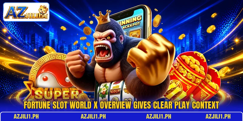Fortune Slot World X overview gives clear play context