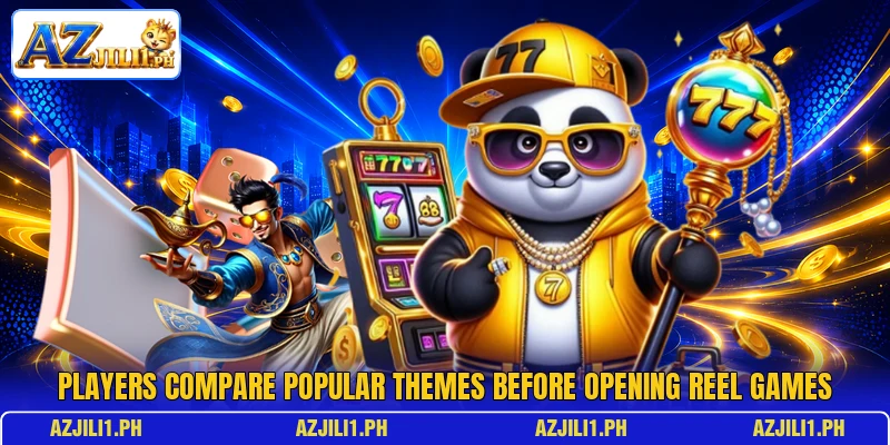 Players compare popular themes before opening reel games Players compare popular themes before opening reel games