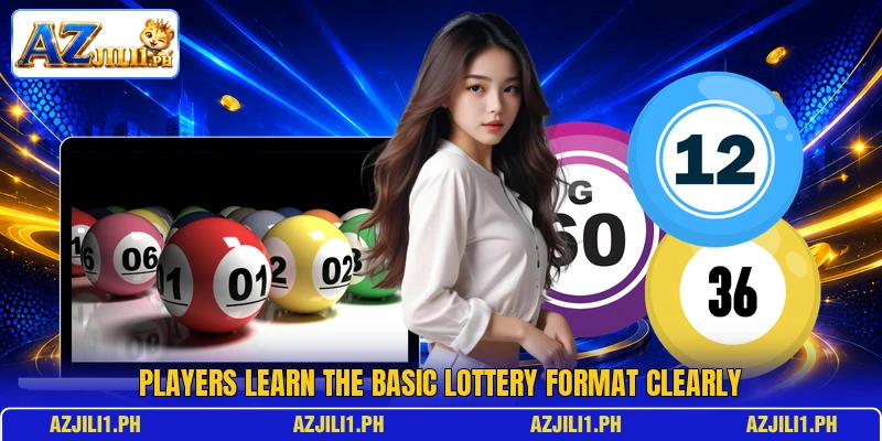 Players learn the basic lottery format clearly Players learn the basic lottery format clearly