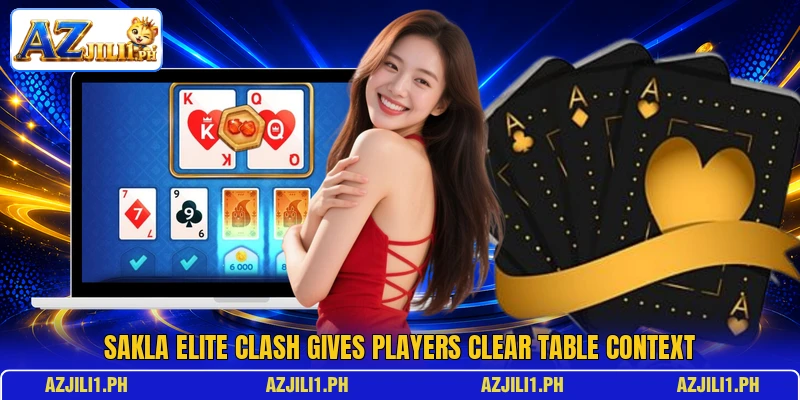 Sakla Elite Clash gives players clear table context