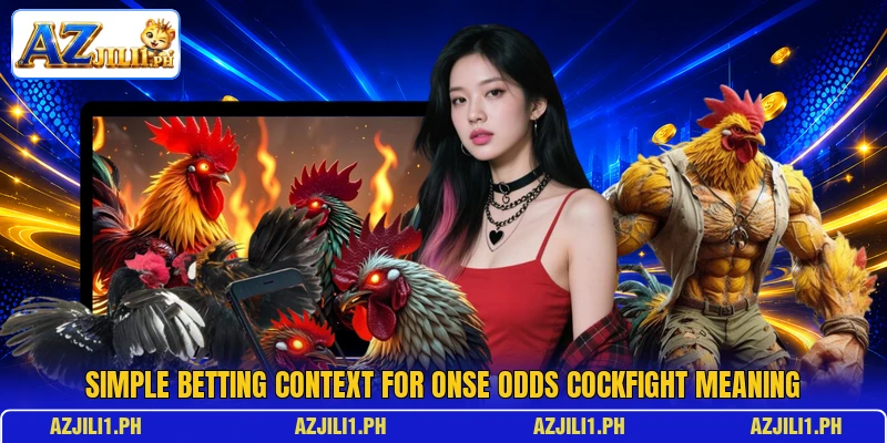 Simple betting context for onse odds cockfight meaning