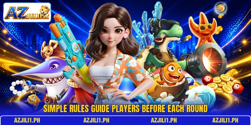 Simple rules guide players before each round