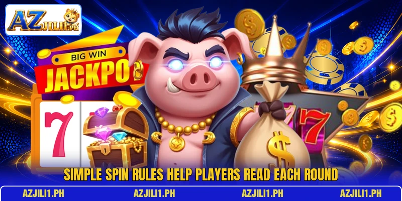 Simple spin rules help players read each round