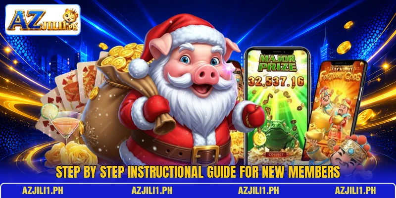 Step by step instructional guide for new members