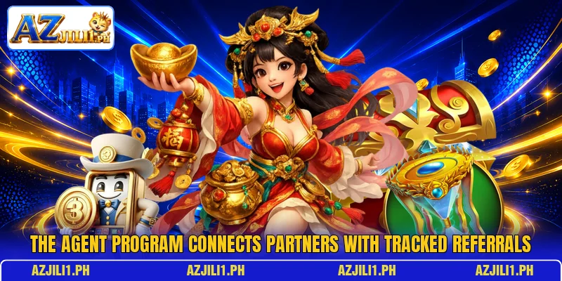 The agent program connects partners with tracked referrals